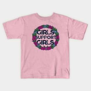 Girls support girls Kids T-Shirt